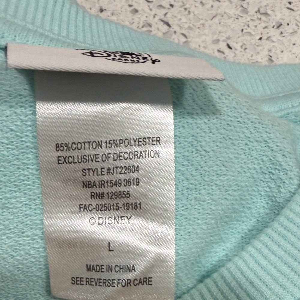 Disney Mint Sequin Mickey Sweatshirt - Picture 4 of 4